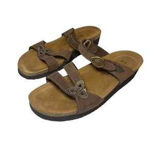 NAOT Strappy Leather‎ Open Toe Sandal Size 37 (6 1/2)